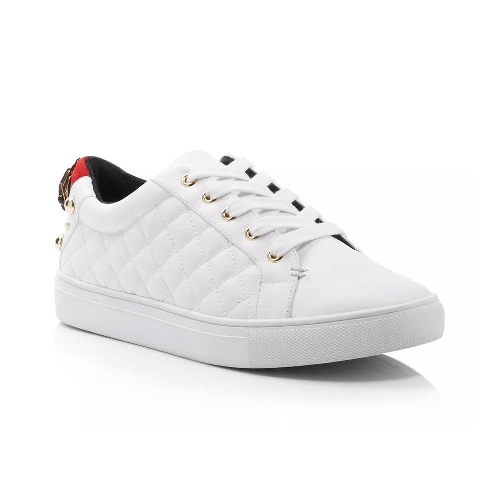 New Kurt Geiger White Leather Sneakers Size 2
